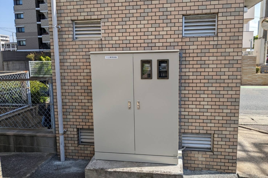 マンション管理会社S様　マンション引込開閉器盤更新