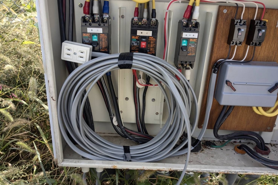 食品会社F様　秋の収穫祭に伴う仮設電源