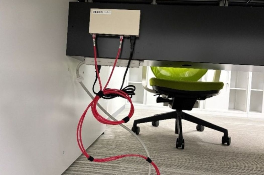 物流倉庫S様　LANケーブル敷設工事